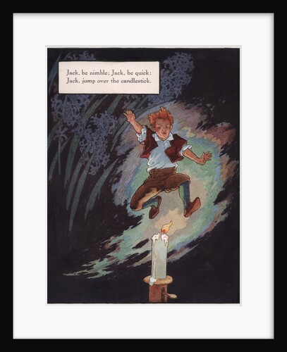 Jack Be Nimble, Jack Be Quick Illustration by Frederick Richardson