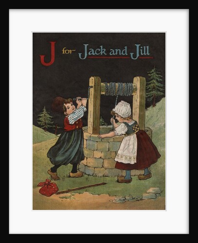 J for Jack and Jill Illustration by Anonymous