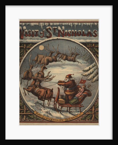 Visit of St. Nicholas Illustration by Anonymous