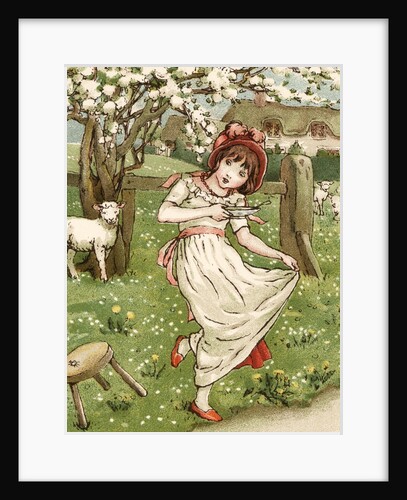 Little Miss Muffet Illustration by Kate Greenaway