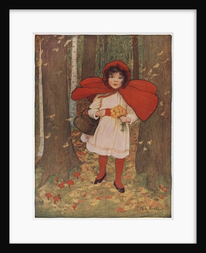 Little Red Riding Hood Illustration by M.L. Kirk