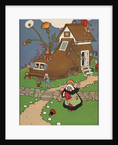 The Old Woman Who Lived in a Shoe Illustration by William Donahey