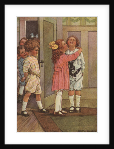 Post Office Illustration by Clara M. Burd