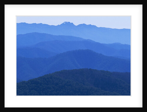 Mountain Ridges at Dawn in Australian Alps by Anonymous