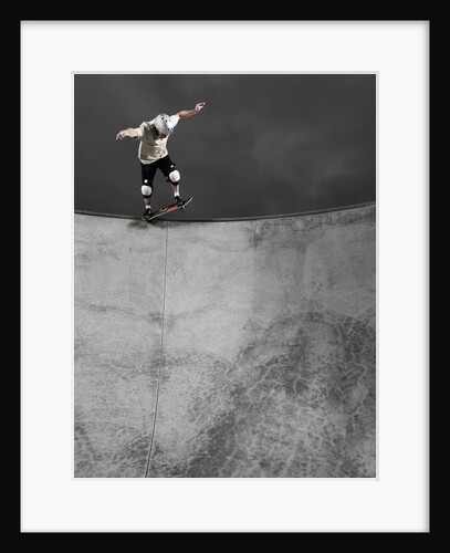 Skateboarder Performing Tricks by Anonymous