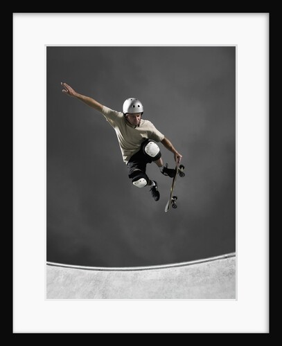 Skateboarder Performing Tricks by Anonymous