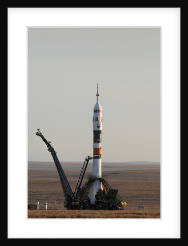 Soyuz Spacecraft on the Launch Pad by Anonymous