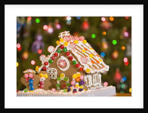 Gingerbread House at Christmas by Anonymous
