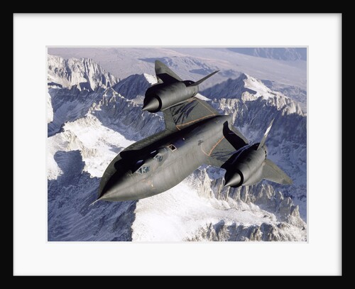 NASA SR-71 Research Aircraft in Flight by Anonymous