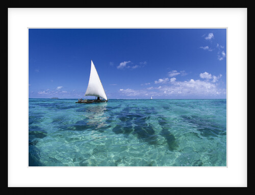 Dhow on Clear Seas by Anonymous