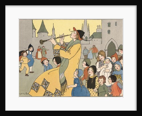 All the Little Boys and Girls in Hamelin Followed the Pied Piper by Margaret Evans Price