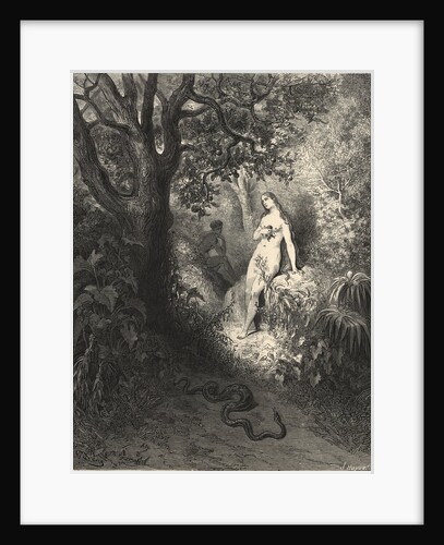 Nor Only Tears Rained at Their Eyes, But High Winds Worse Within Began to Rise by Gustave Dore