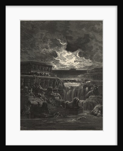 They Beseech That Moses Might Report to Them His Will, And Terror Cease by Gustave Dore