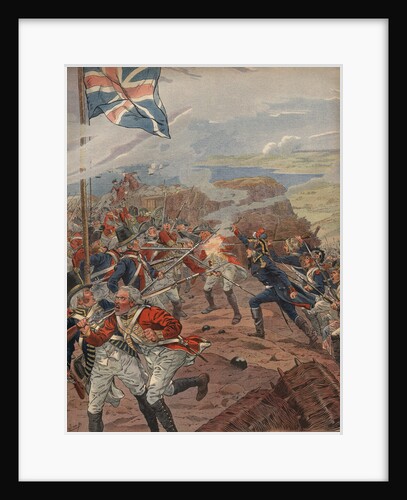 Illustration of Napoleon Leading the Attack at Toulon by Jacques Onfroy de Breville