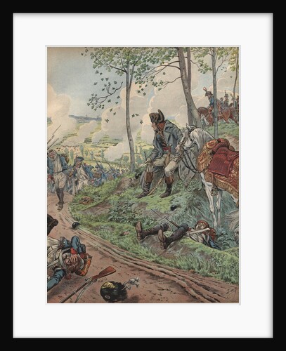 Illustration of Napoleon at Marengo by Jacques Onfroy de Breville