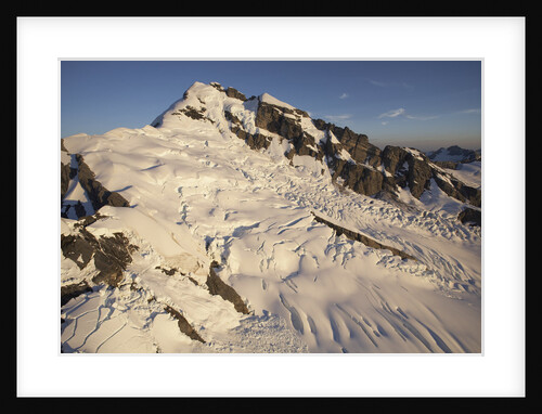 Glacier-Covered Mountain Peak by Anonymous