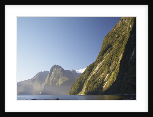 Mountains Along Milford Sound by Anonymous