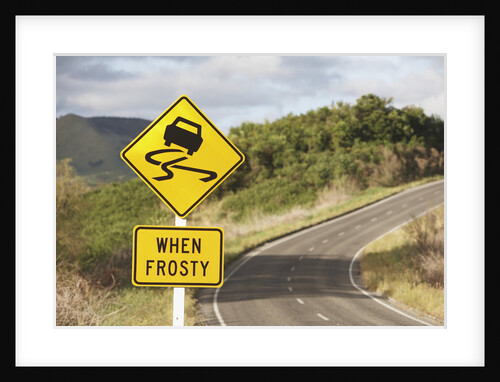 Slippery When Frosty Sign by Anonymous