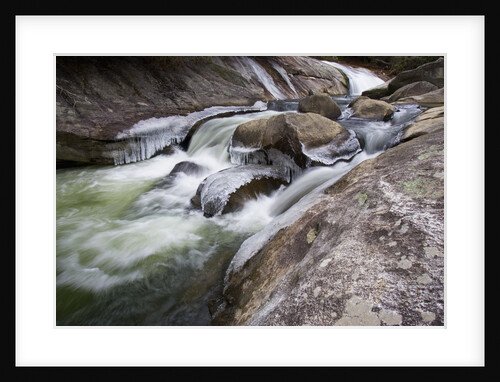 Stream with Ice on the Nearby Rocks by Anonymous