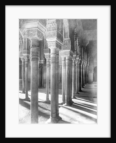 Columns in Alhambra Mosque by Anonymous