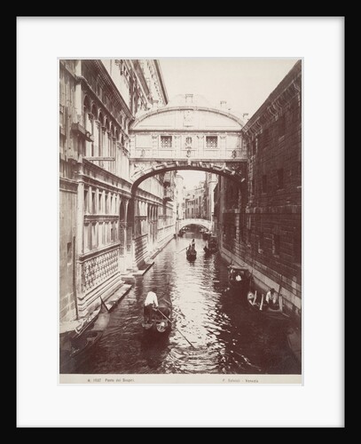 Ponte Dei Sospiri in Venice by Anonymous