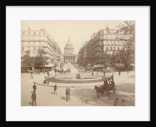 19th Century Paris Street Scene by Anonymous