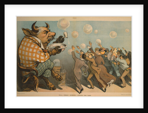 Wall Street Bubbles - Always the Same Cartoon by Anonymous