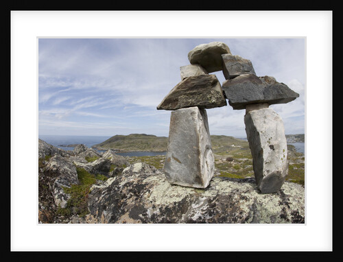 Stone Cairn at Brimstone Head by Anonymous
