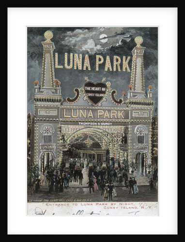 Postcard of Luna Park at Coney Island by Anonymous