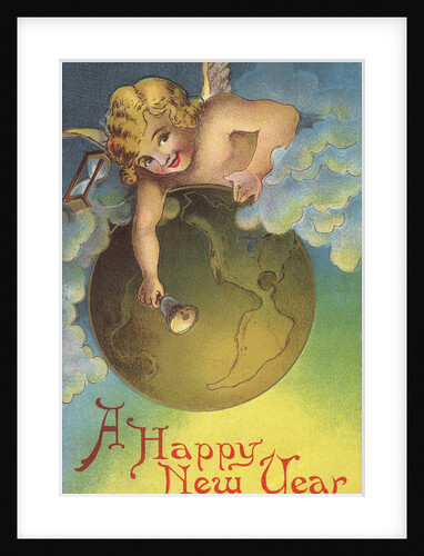 A Happy New Year Postcard by Anonymous