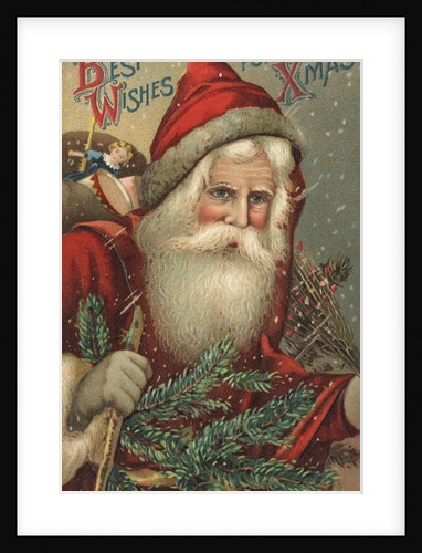 Best Wishes for Xmas Postcard by Anonymous