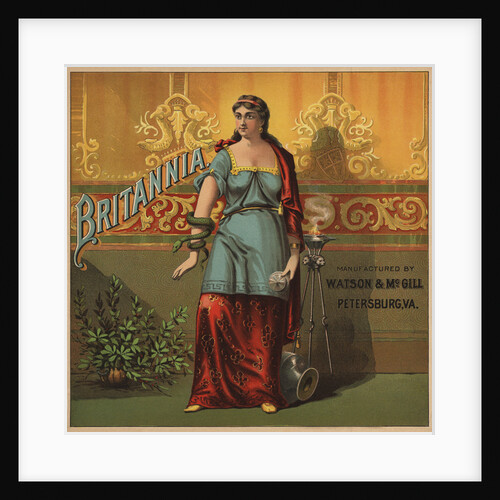 Britannia Tobacco Crate Label by Anonymous