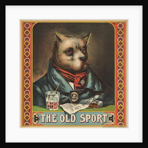 The Old Sport Tobacco Crate Label by Anonymous