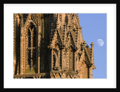 Moonrise Over St. Mary's Church by Anonymous