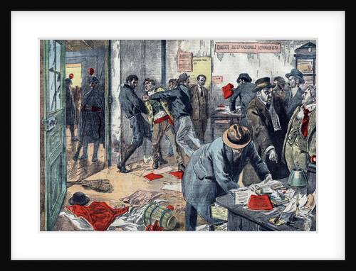 Illustration of Arrests of Communists in Trieste by Anonymous