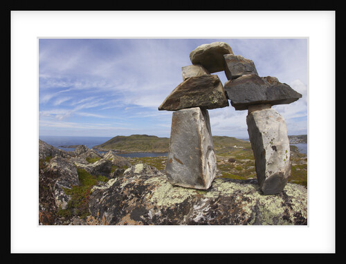 Stone Cairn at Brimstone Head by Anonymous