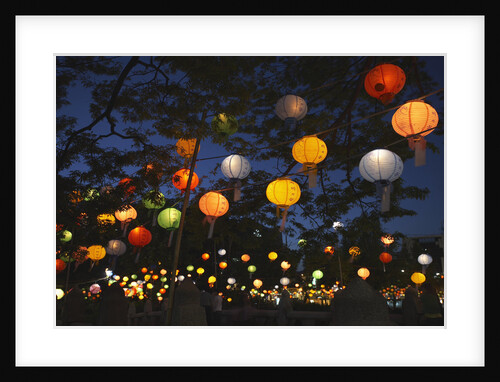 Paper Lanterns at Jangchung Park by Anonymous