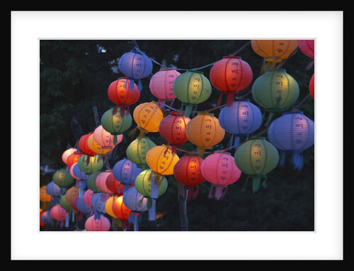 Paper Lanterns at Jangchung Park by Anonymous