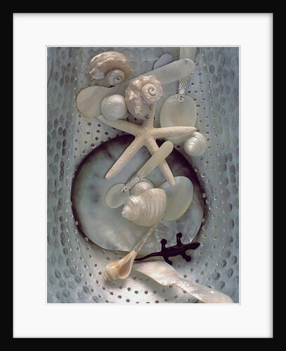 Nacre Cutlery with Shells and Starfish by Anonymous