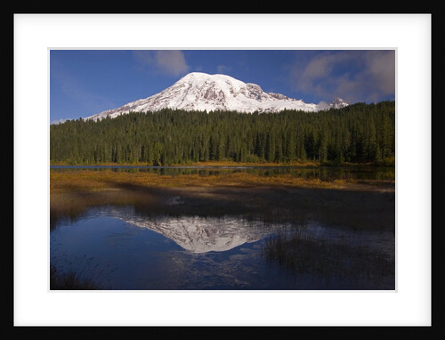 Mount Rainier and Reflection Lake by Anonymous