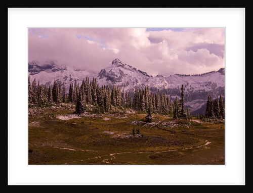 Pinnacle Peak in Winter by Anonymous