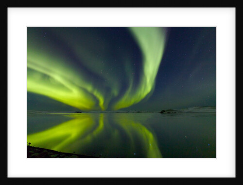 Aurora Borealis over Lake Thorisvatn by Anonymous
