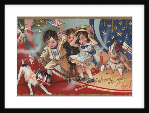Wishing You a Glorious 4th of July Postcard by Anonymous