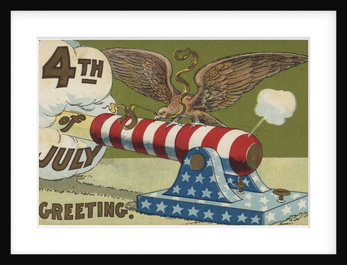 4th of July Greeting Postcard by Anonymous