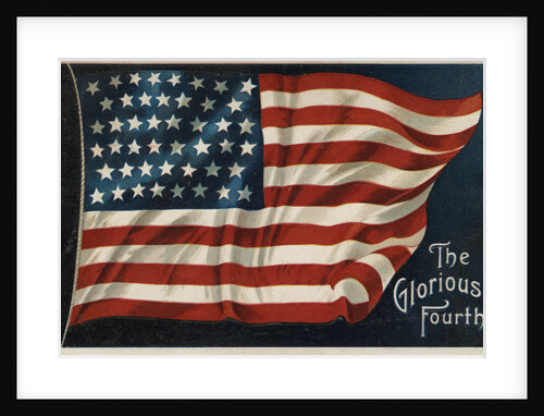 The Glorious Fourth Postcard by Anonymous