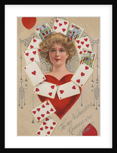Queen of My Heart Postcard by Anonymous