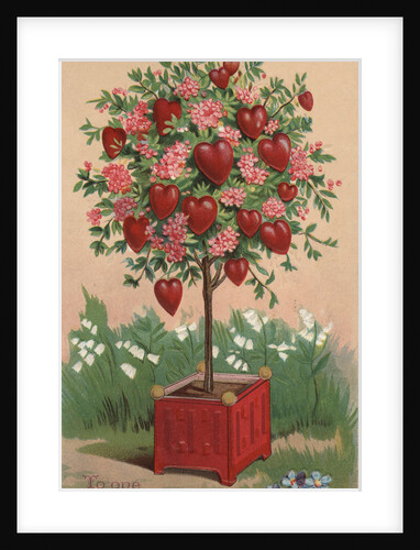 To One I Love Postcard by Anonymous