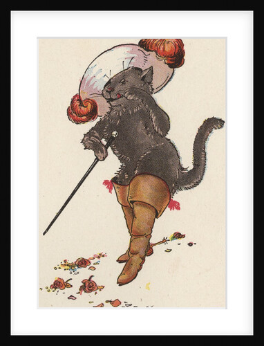 Illustration of Puss in Boots by Eulalie