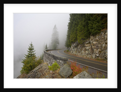 Mountain Road Through the Fog by Anonymous