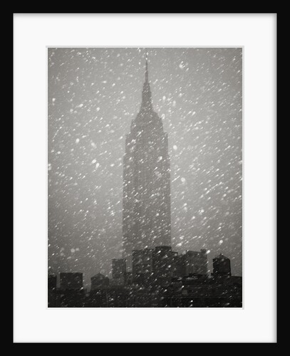 Snowfall in New York City by Anonymous